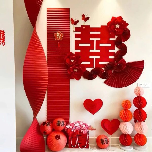 Dải giấy nhún gợn sóng trang trí 20–30cm × 3m