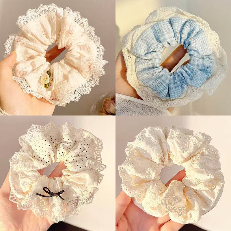 Dây buộc tóc vải mềm dễ thương nhiều mẫu