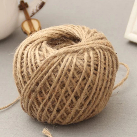 Dây gai (dây đay) trang trí cuộn 50–200m - Sợi 2mm × 200m