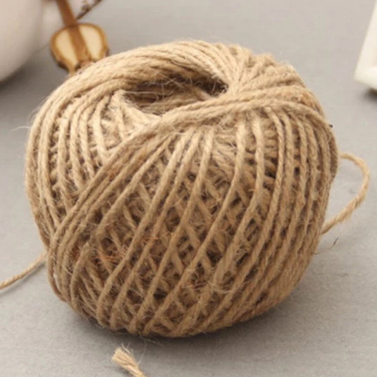 Dây gai (dây đay) trang trí cuộn 50–200m - Sợi 3mm × 100m