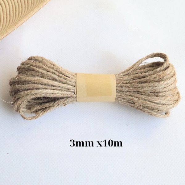 Dây gai đay trang trí cuộn 10m
