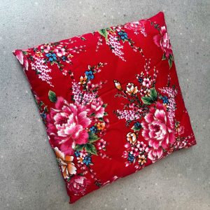 Gối đệm vải gấm hình hoa Việt Nam, cún 20–24cm