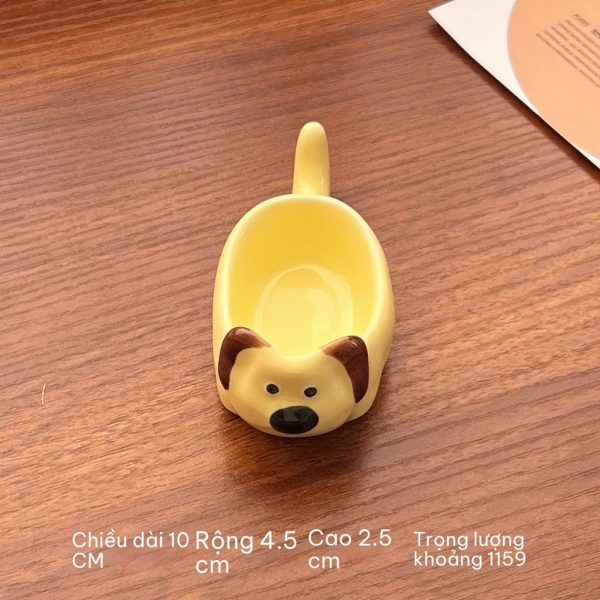 Đĩa gia vị gốm sứ hình thú cưng BL108