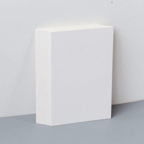 Giấy kraft trơn viết thư, bưu thiếp 14,5 × 9,5cm TH16 - Trắng