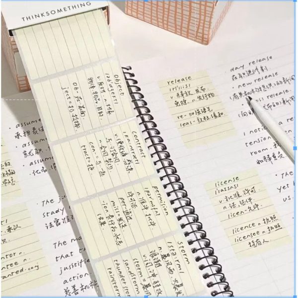 Giấy note, miếng đánh dấu trang Hàn Quốc NO60, NO34 - Note kéo NO60