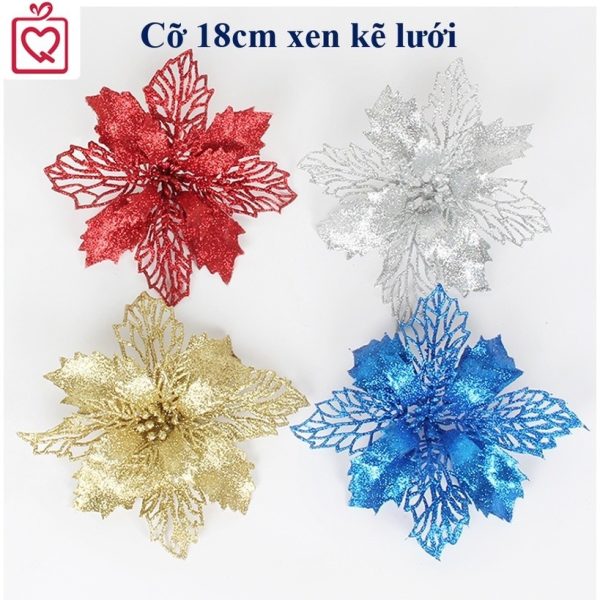 Hoa kim tuyến lá nhọn trang trí 16cm