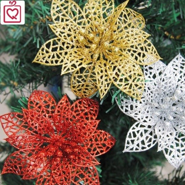Hoa kim tuyến lá nhọn trang trí 16cm