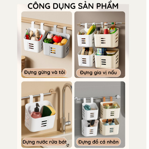 Hộp đựng đồ quai gài treo giường tầng K153