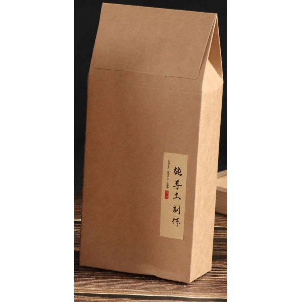 Hộp kraft có quai xách vintage H56 - L 16×9×19cm