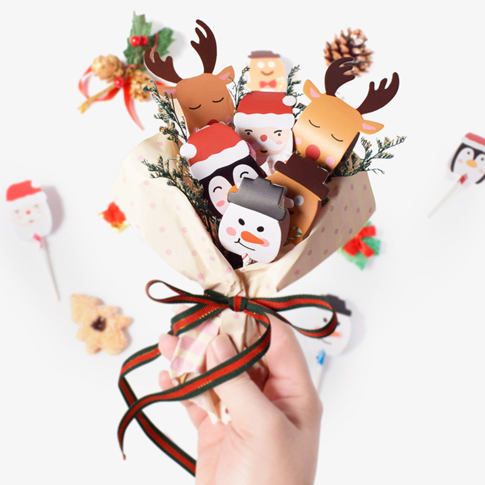 Kẹo gậy Giáng sinh Candy Cane 13cm (hộp 12, set 30 mini)