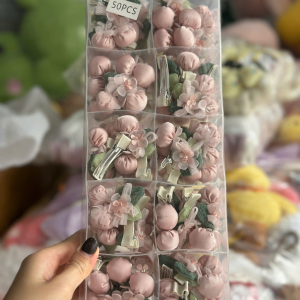 Kẹp hoa hồng 2 núm