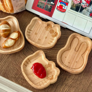 Khay gỗ mini hình hoạt hình BL56