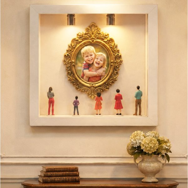 Khung tranh Bảo tàng tình yêu DIY