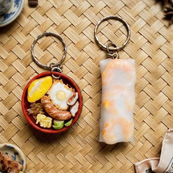 Mô hình món ăn Việt Nam BL213: móc khóa, nam châm