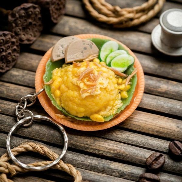 Mô hình món ăn Việt Nam BL213: móc khóa, nam châm