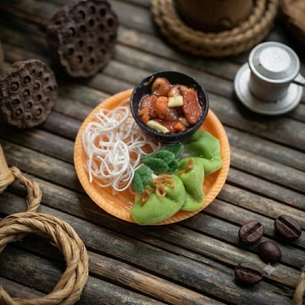 Mô hình món ăn Việt Nam BL213: móc khóa, nam châm