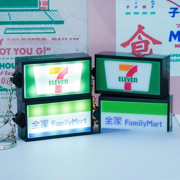 Móc khóa đèn LED biển hiệu mini K267