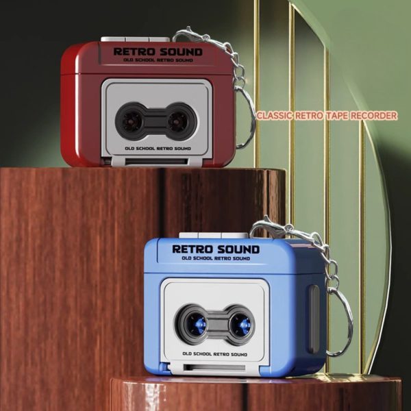 Móc khóa ghi âm hình máy cassette cổ điển K191