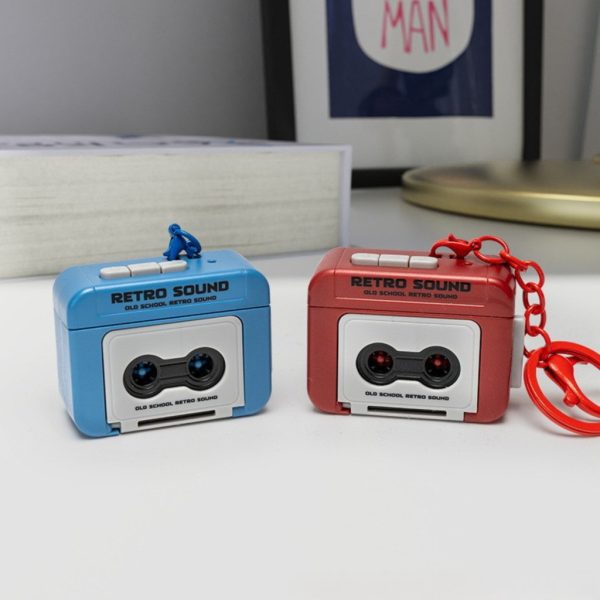 Móc khóa ghi âm hình máy cassette cổ điển K191