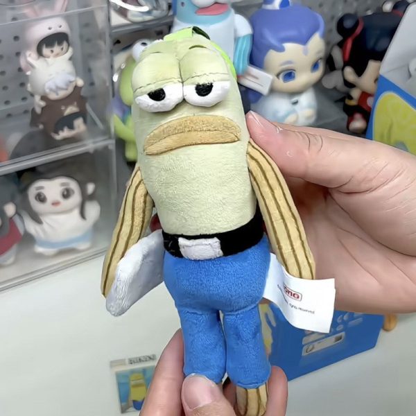 Móc khóa thú bông hoạt hình: SpongeBob, Kitty, Chihuahua