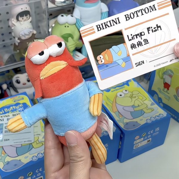 Móc khóa thú bông hoạt hình: SpongeBob, Kitty, Chihuahua