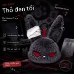Gothic Bunny - xám đậm