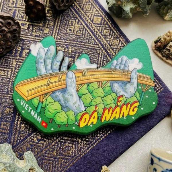 Nam châm gỗ địa danh, món ăn Việt Nam BL219