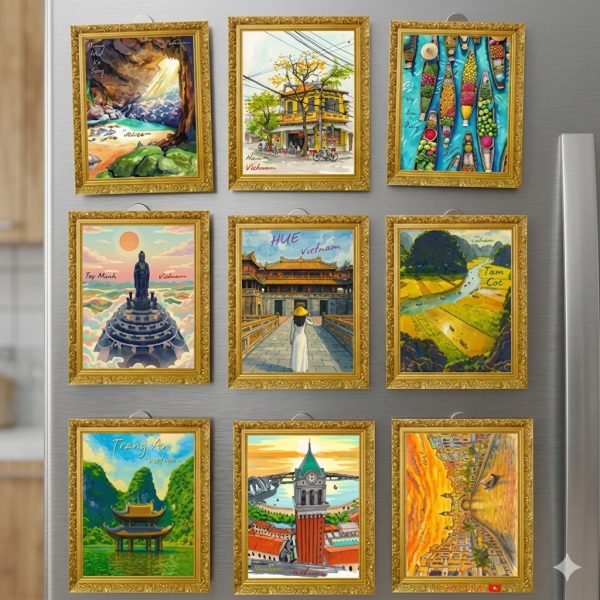 Nam châm gỗ địa danh Việt Nam