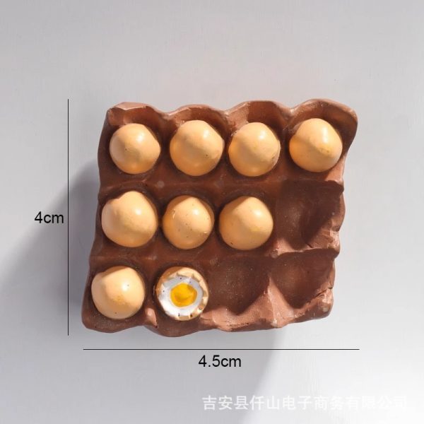 Nam châm tủ lạnh đồ ăn 3D BL174 - Vỏ Trứng Gà