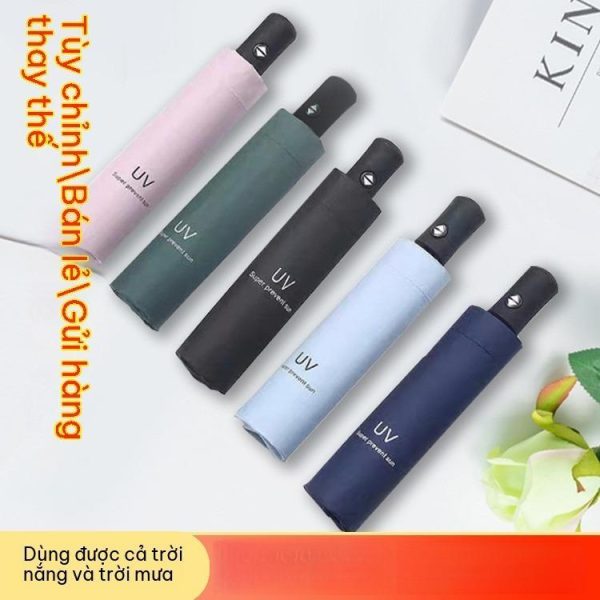Ô dù chống tia UV: gấp gọn, dáng dài trong suốt