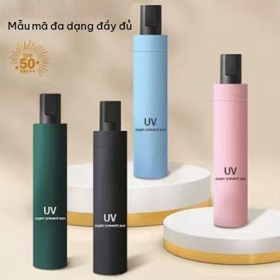 Ô dù chống tia UV: gấp gọn, dáng dài trong suốt