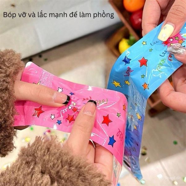 Pháo giấy tiệc: pháo thanh 40cm, pháo phụt kim tuyến