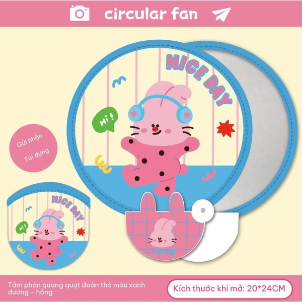 Quạt gấp gọn Hàn Quốc Q08