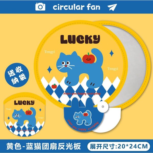 Quạt gấp gọn Hàn Quốc Q08 - Lucky