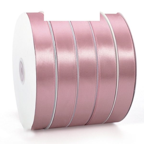 Ruy băng lụa satin bản 2cm cuộn 91m RB05 - Hồng tím
