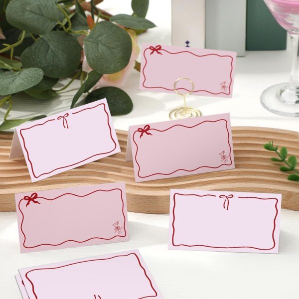 Set 10 thiệp đề tên để bàn TE83