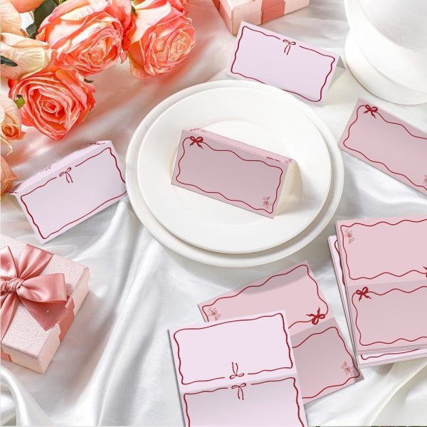 Set 10 thiệp đề tên để bàn TE83