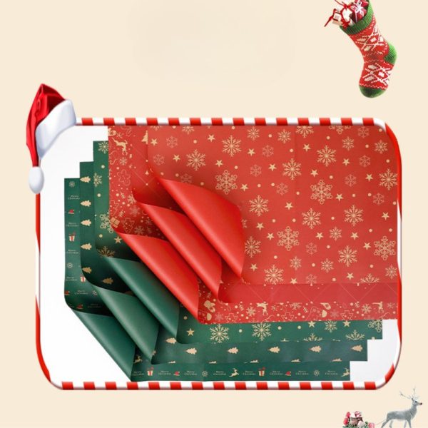 Set 10 tờ giấy gói quà Noel 50×70cm