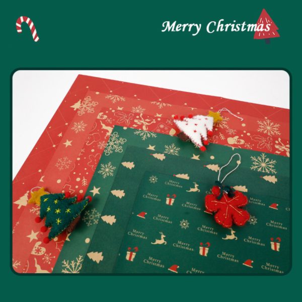 Set 10 tờ giấy gói quà Noel 50×70cm