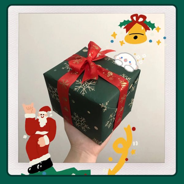Set 10 tờ giấy gói quà Noel 50×70cm