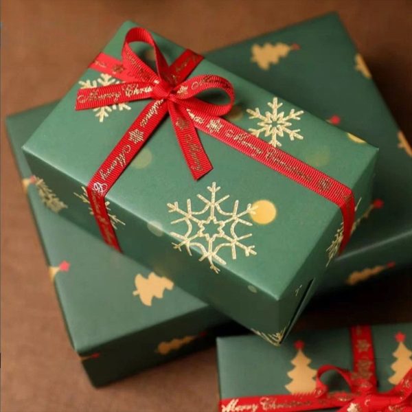 Set 10 tờ giấy gói quà Noel 50×70cm
