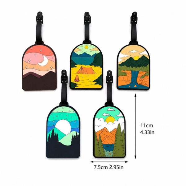 Tag vali, thẻ hành lý nhiều mẫu - Chống nước K246 - Phong cảnh