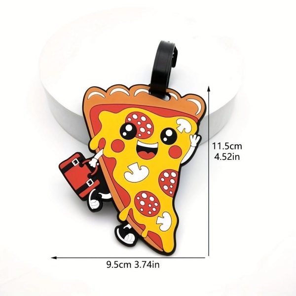 Tag vali, thẻ hành lý nhiều mẫu - Chống nước K246 - Pizza