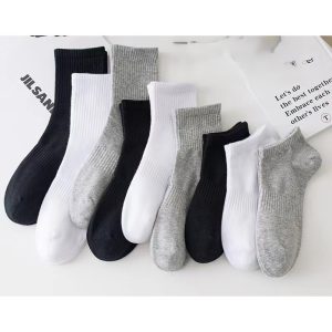 Tất nam nữ basic cổ ngắn, cổ nhỡ, cổ cao BL86