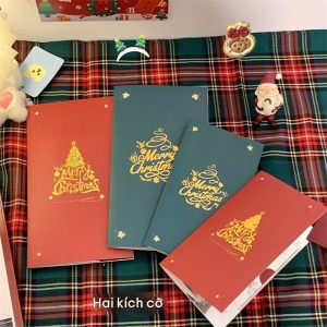 Thiệp 3D: cây thông Noel lập thể TH63, kéo Butterfly TH62