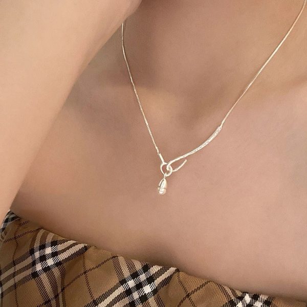 Trang sức bạc Hàn Quốc: nhẫn, vòng cổ, bông tai - Vòng cổ TS07 - XL1658