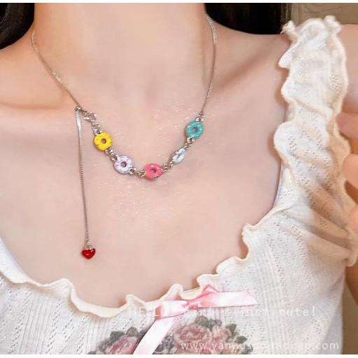 Trang sức bạc Hàn Quốc: nhẫn, vòng cổ, bông tai - Vòng nơ TS05 - 4654