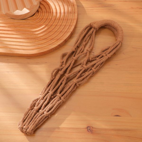 Túi lưới dệt kim xách bình nước BL225 - Cà phê