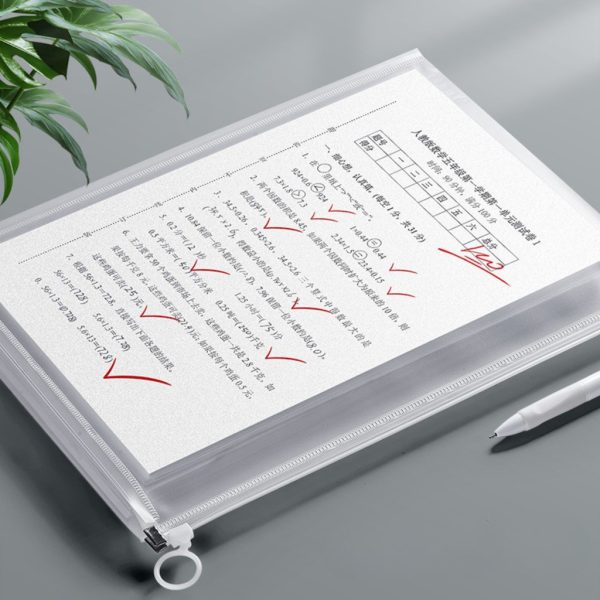 Túi zip đựng tài liệu trong suốt nhiều mẫu