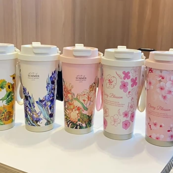 Cốc giữ nhiệt inox 530ml Seasonal garden